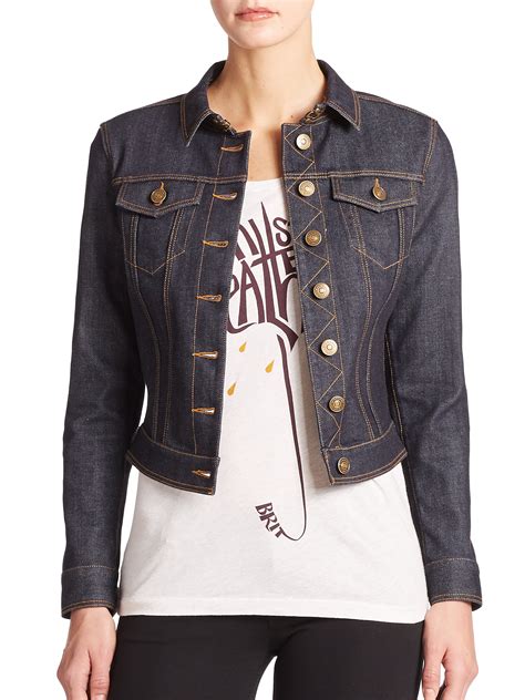 women's burberry denim jacket|Burberry brit jacket.